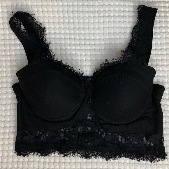 Guess inc! Black crop bustier - Picture 2 of 14
